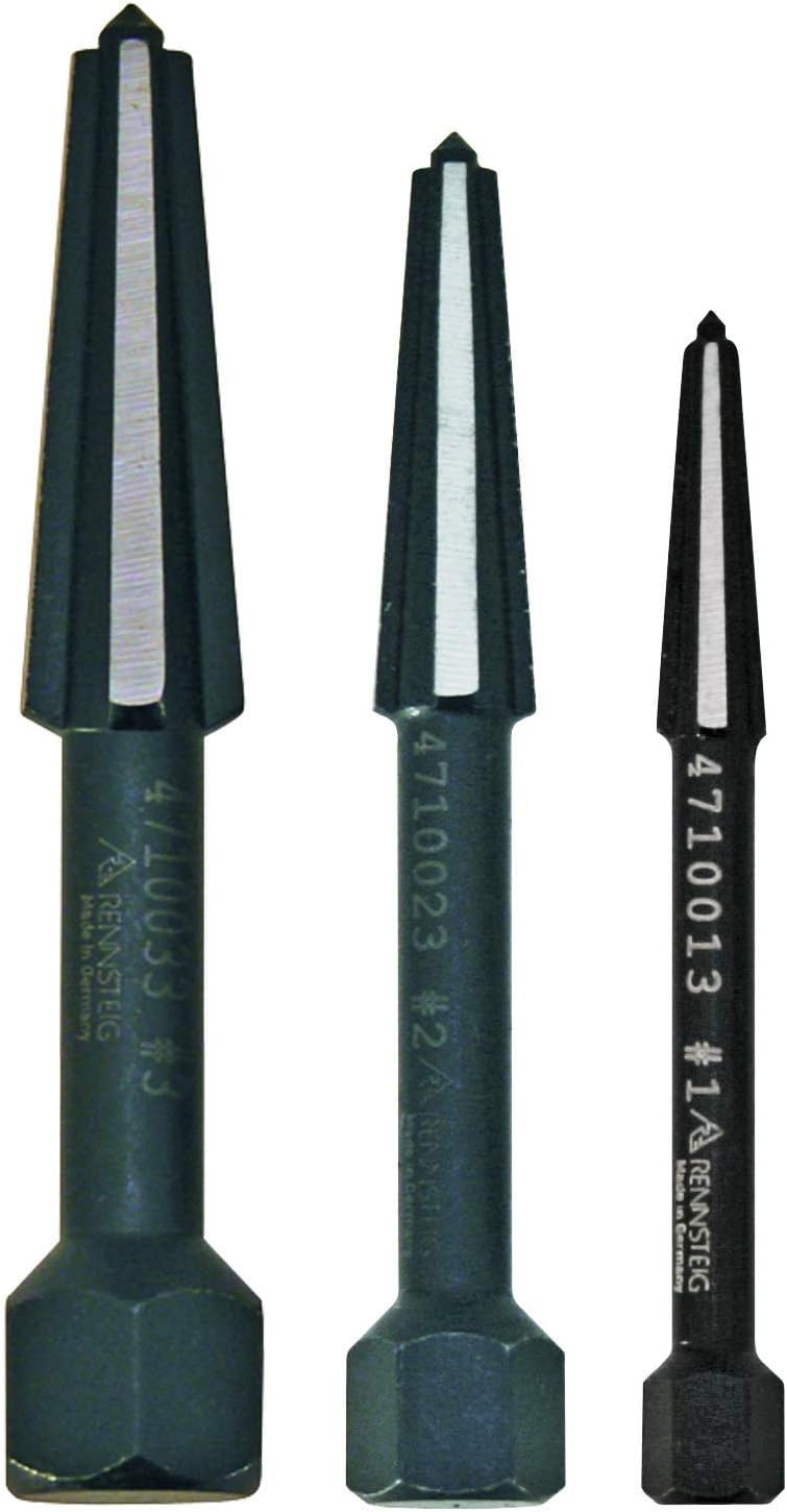 Knipex KNIP-9R4719033 3 Pc Double Edge Bolt and Screw Extractor Set