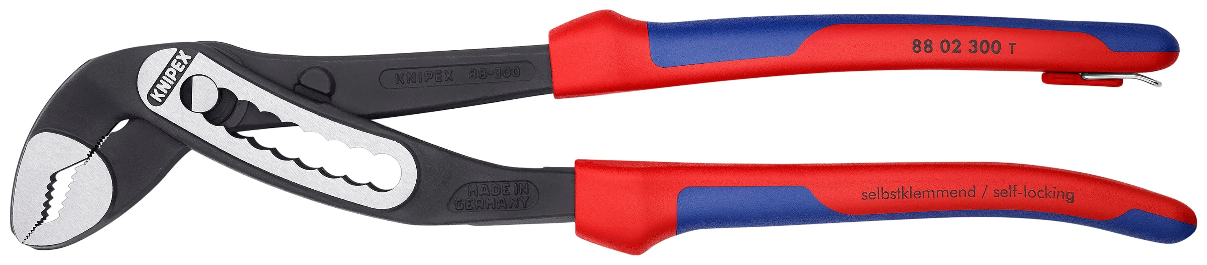 Knipex KNIP-8802300TBKA Alligator 12in Water Pump Pliers with Tethered Attachment