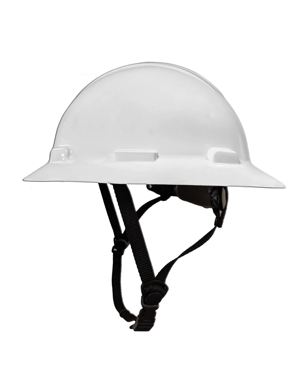 Dentec DEN-14LIDCSFR2-WHT LIDGUARD Full Brim CSA Type 2 Hard Hat with 4-Point Ratchet and Chin Strap - White