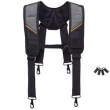 Toughbuilt Adjustable 4 Clip Padded Work/Tool Support Braces/Suspenders  TB-CT-51