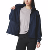 Boundless Trek Tech Full Zip Women's Bomber Jacket  - nocturnal