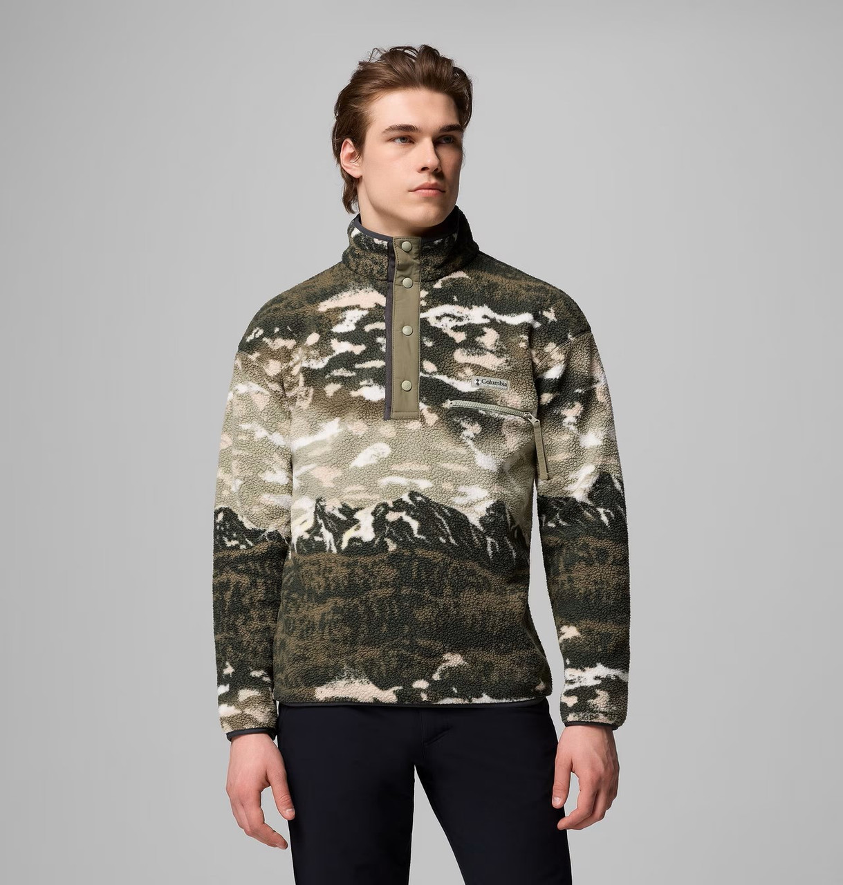 Columbia - Helvetia II Printed Half Snap Fleece Men's | Snowpack
