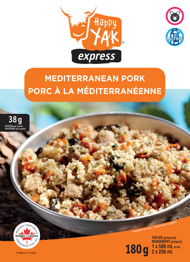 Happy Yak - Mediterranian Pork (Lactose Free)