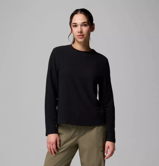 Columbia - Women's Brea Falls Grid Crew Long Sleeve