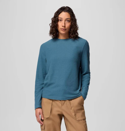 Columbia - Women's Brea Falls Grid Crew Long Sleeve