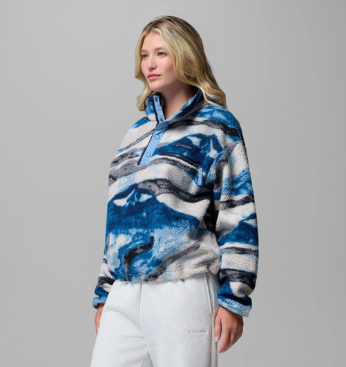 Columbia - Women's Helvetia II Cropped Printed  Half Snap Fleece