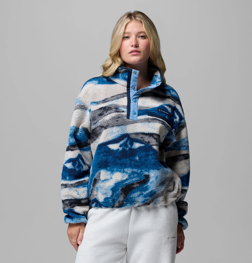 Columbia - Women's Helvetia II Cropped Printed  Half Snap Fleece