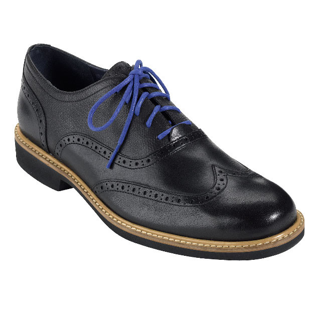 Cole Haan Great Jones Wingtip Oxford Black Mens - | Discount  display picture 2