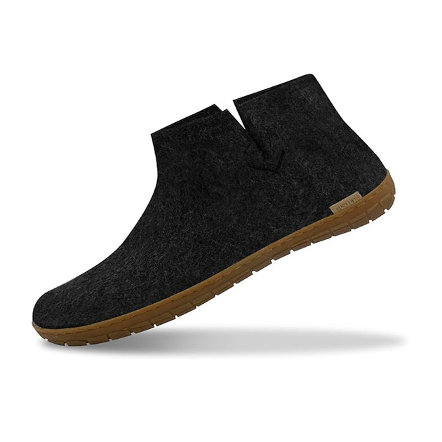 Glerups Unisex Boot Honey Rubber Sole - Grey | Discount Glerups