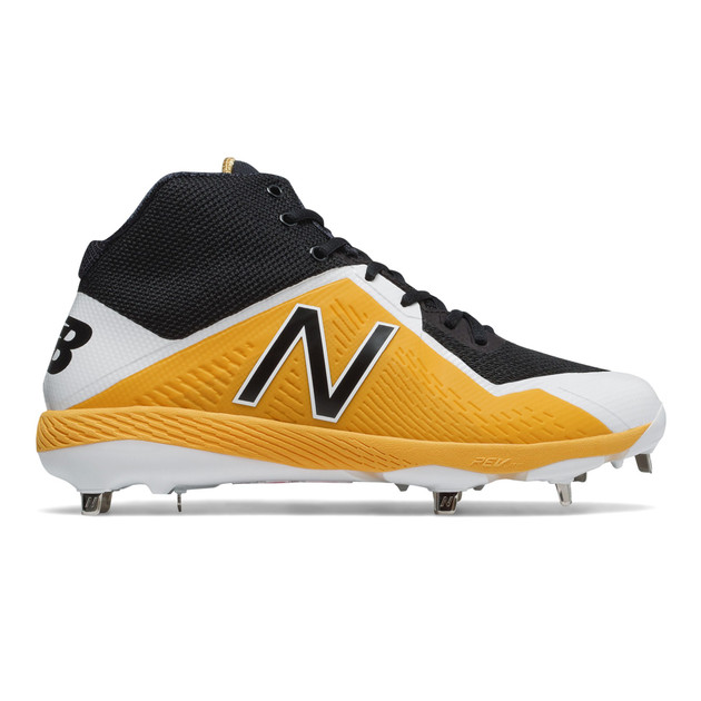 new balance baseball cleats black and yellow