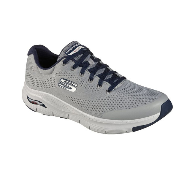Skechers Arch Fit‎ 232040WW Mens US 13 Running Shoes Gray Navy Athletic Sneakers Men main image 2