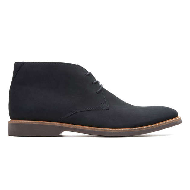 Clarks Atticus Limit Men\'s Black Nubuck Leather Lace Up Chukkas Boots Size 10M Amazon.com | Clarks Men main image 2