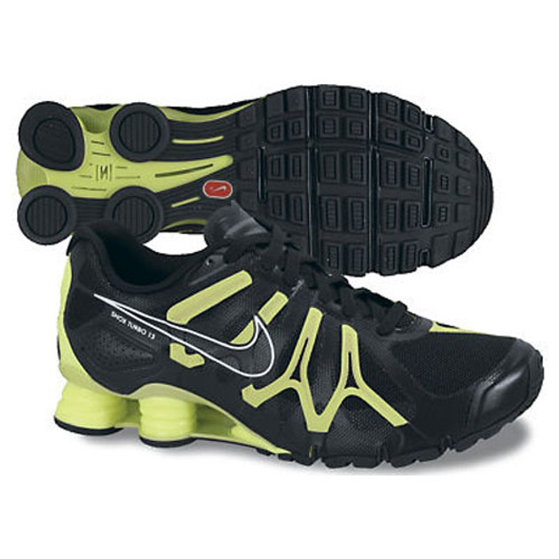 Nike Shox Turbo + 13 Black/Volt - | Discount Nike Men's Athletic & More -  Shoolu.com | Shoolu.com