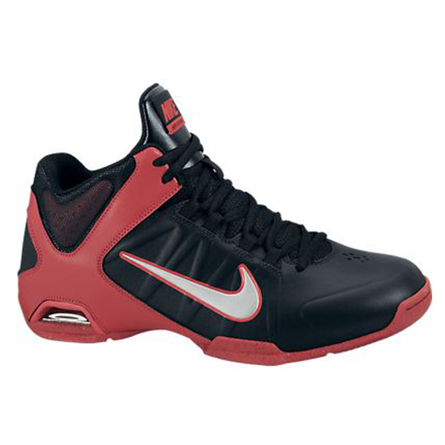 Nike Air Visi Pro IV Black/Red Mens Basketball Shoes - Black/Red