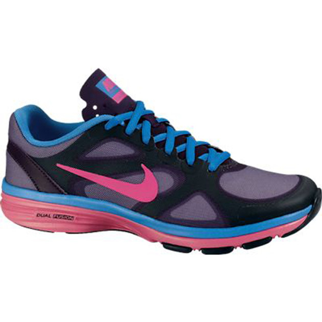 Nike Dual Fusion TR Purple/Pink Ladies Cross Trainers - Purple/Photo Blue/Black/Pink Foil Discount Ladies Athletic & More - Shoolu.com | Shoolu.com