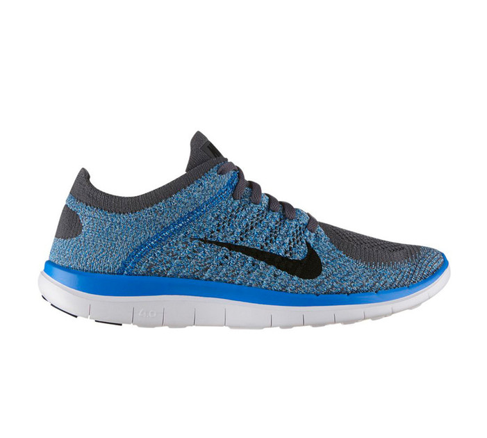 Nike Men's Free Flyknit Running Shoe Grey Discount Nike