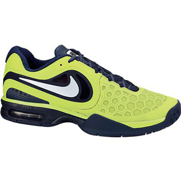 New Nike Air Max Courtballistec 4.3 Volt/Blue Mens Tennis Shoes