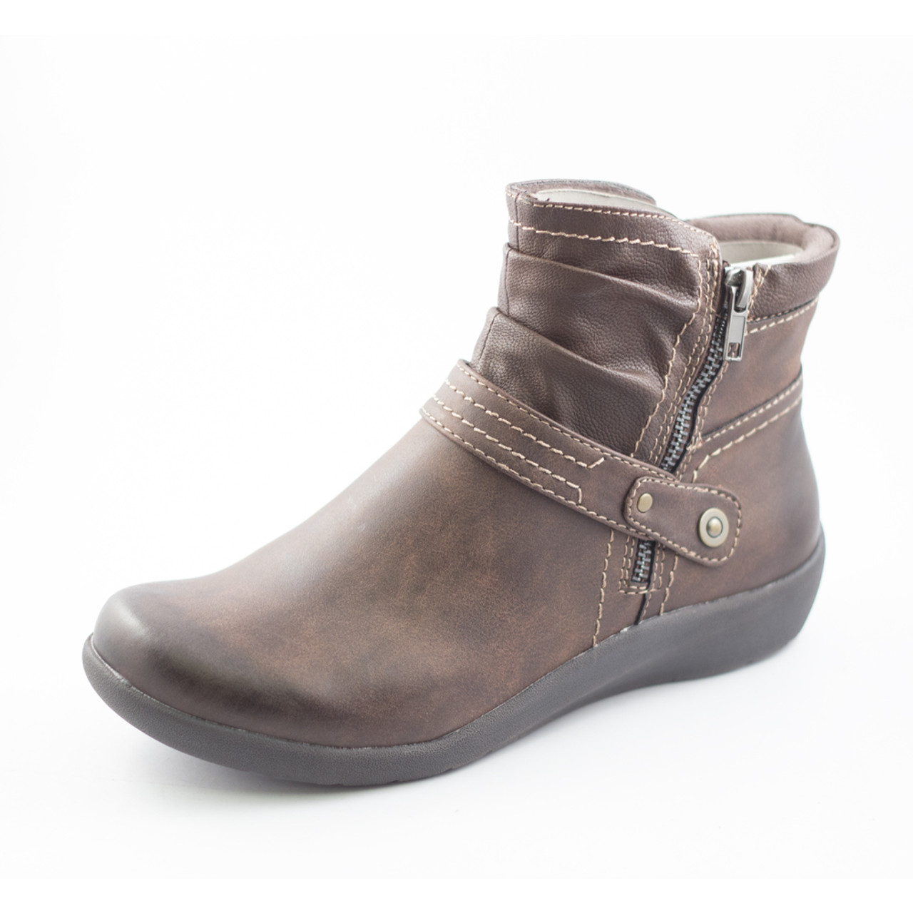 earth origins leather ankle boots
