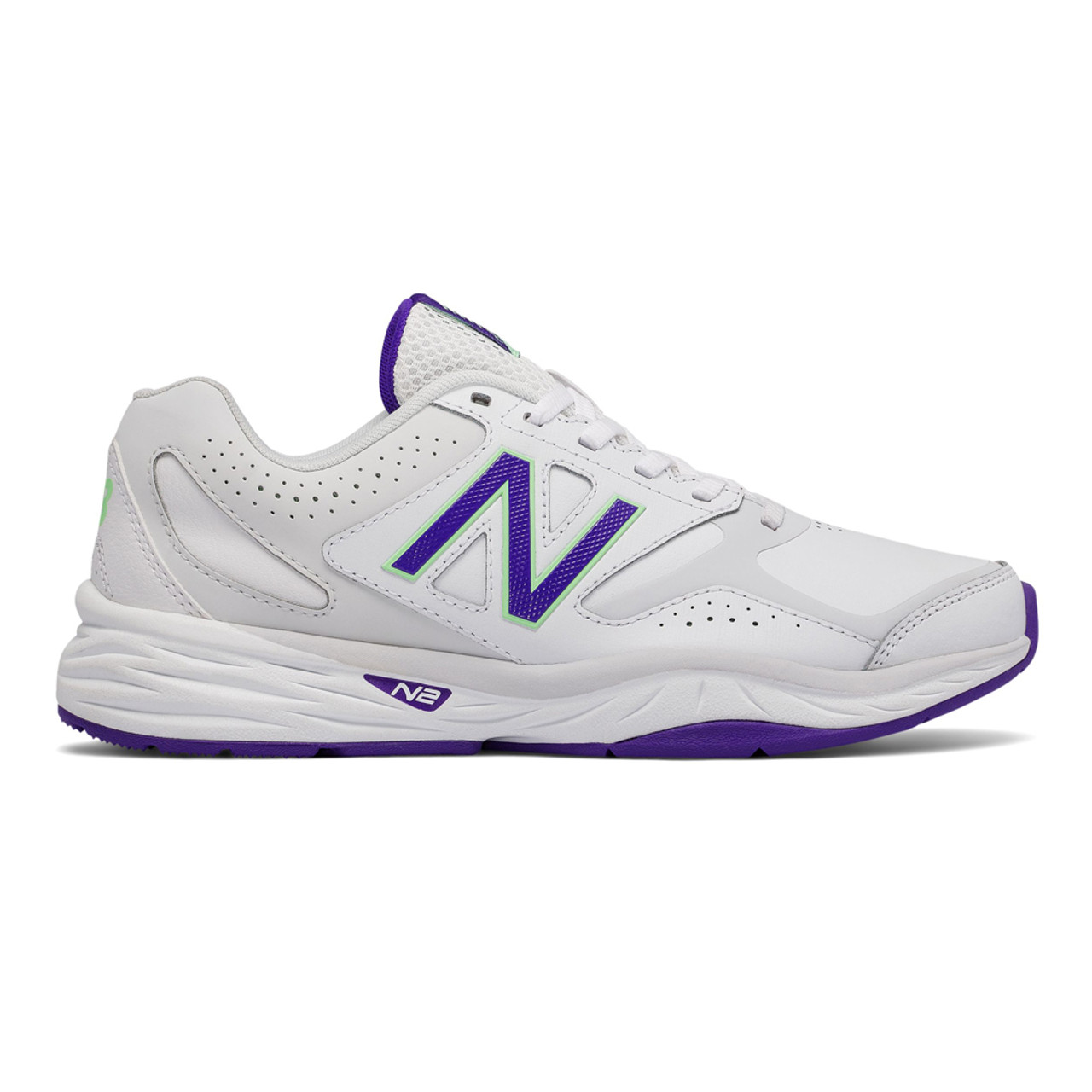 New Women's WX824WV1 Cross Trainer - White | Discount New Balance Ladies Shoes & More - | Shoolu.com