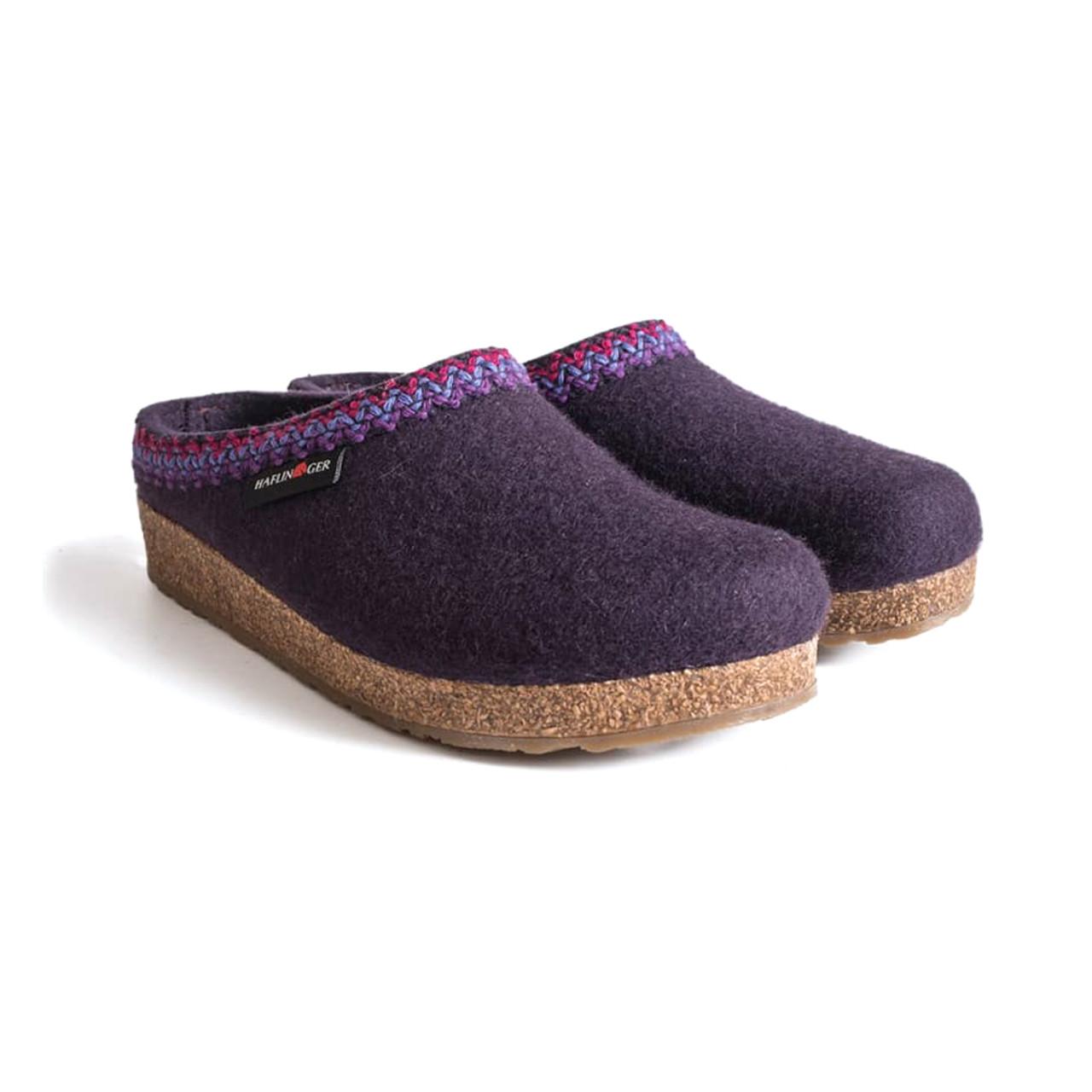 haflinger zig zag clog