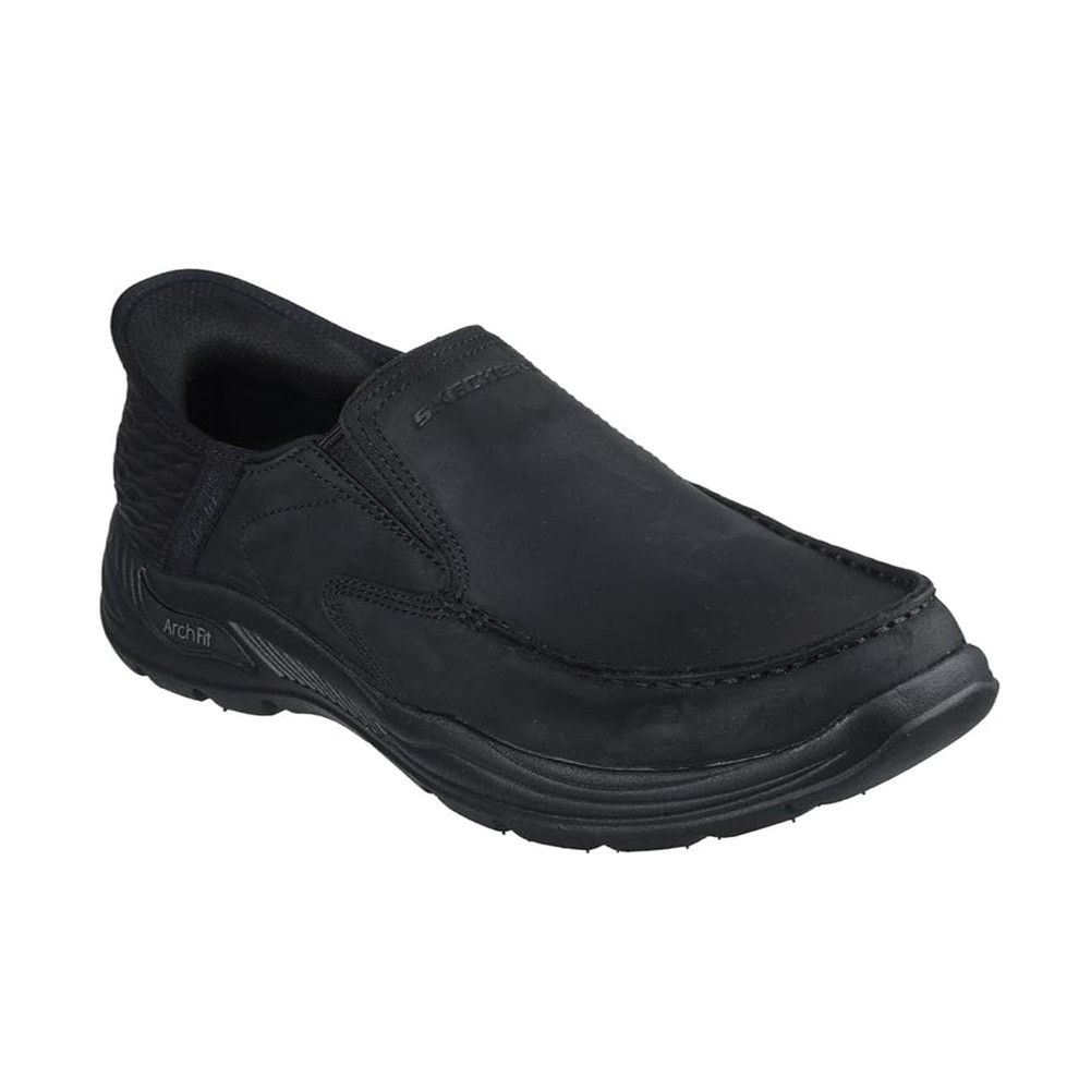 skechers arch fit dress shoes Men's Skechers, Work: Arch Fit 2.0 Slip Resistant Sneaker Black 11 M
