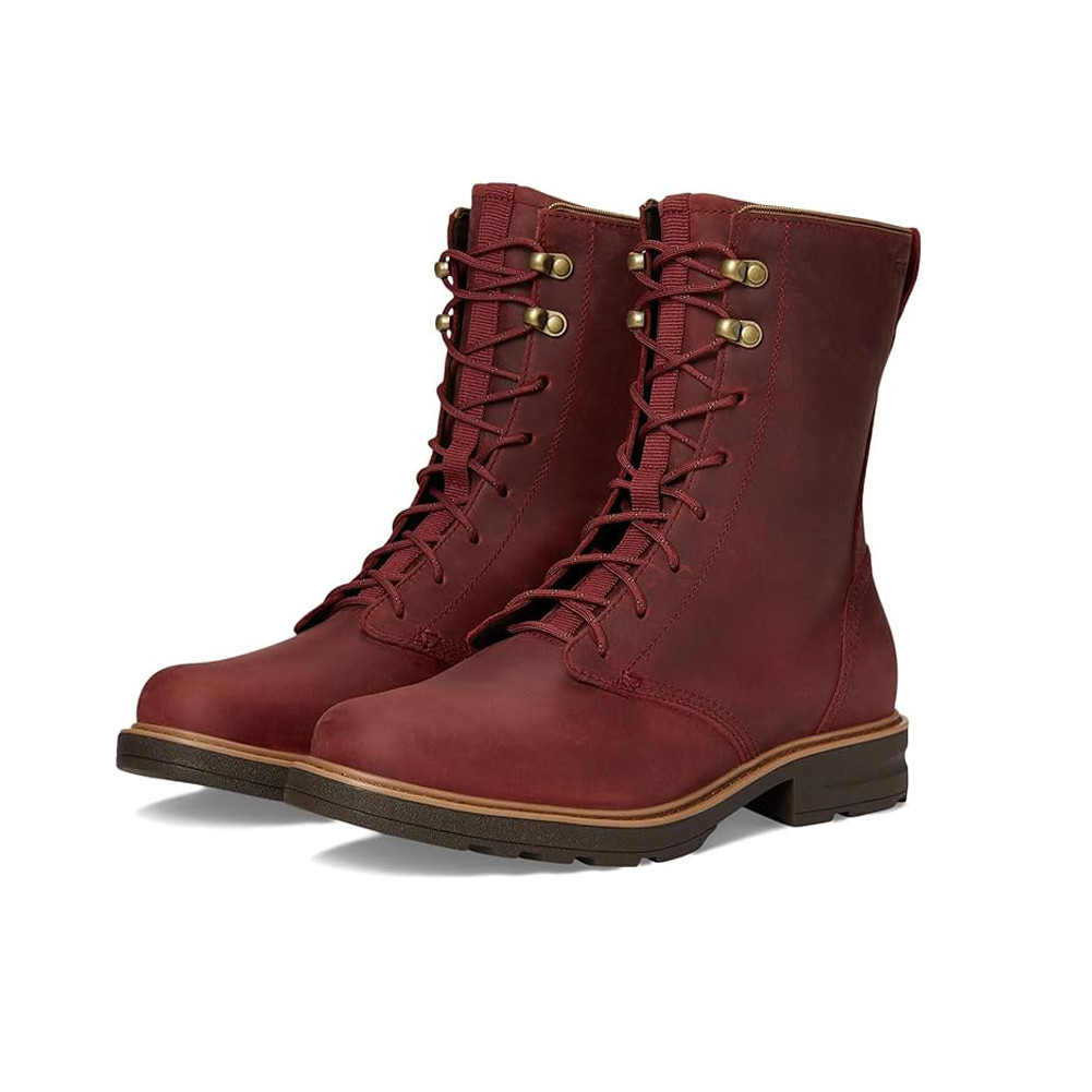 Teva Women's Rowena Lace Boot Red Discount Teva Ladies Boots