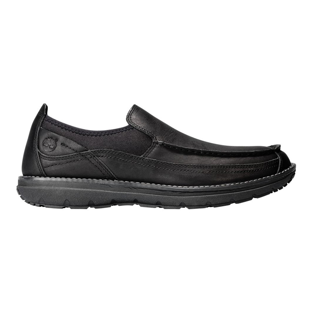 Sz.10M Men Timberland Barrett Black Leather Mock Toe Casual Loafers Men main image 2