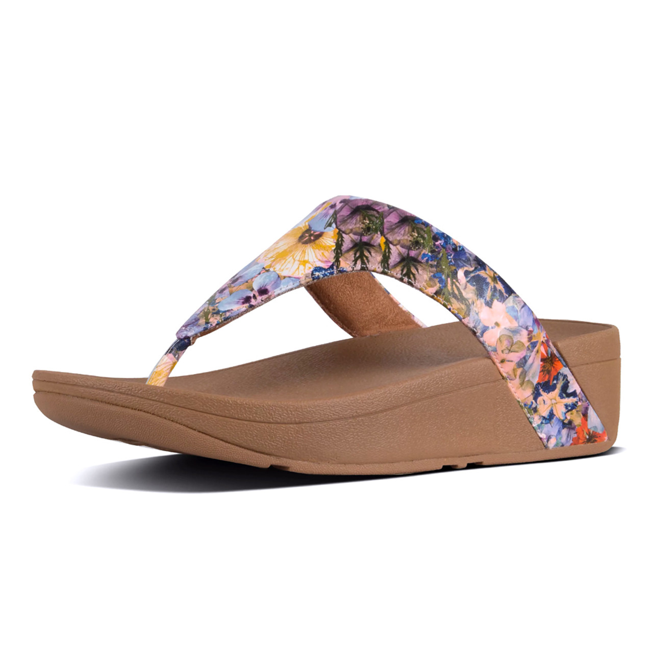 Fitflop Women's Lottie Flowercrush Thong Sandal - Pink