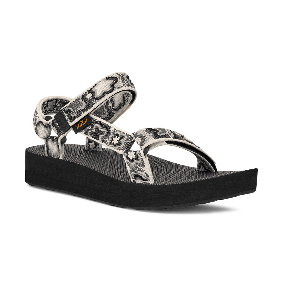 Black White Platform Tevas Teva Platform Sandals Black Cheap