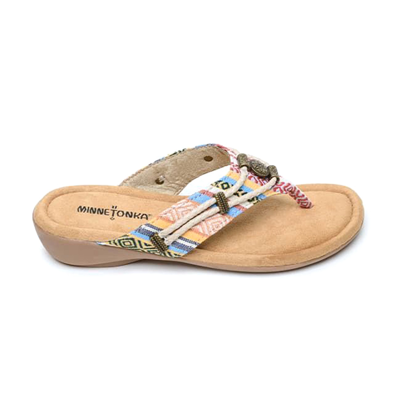 minnetonka women's silverthorne thong sandal