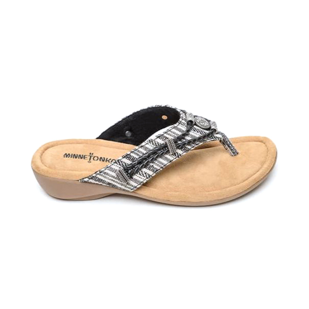 minnetonka women's silverthorne thong sandal