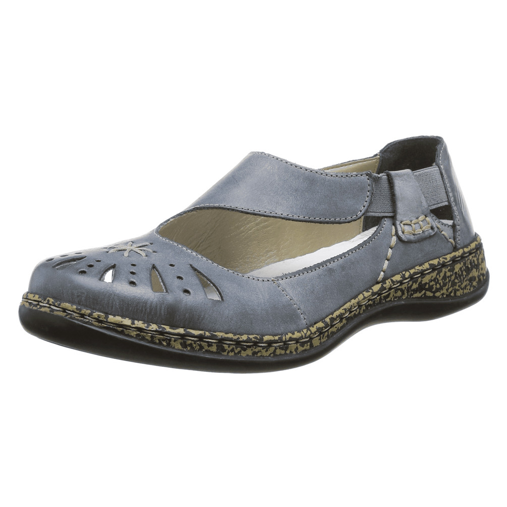 rieker ladies navy shoes