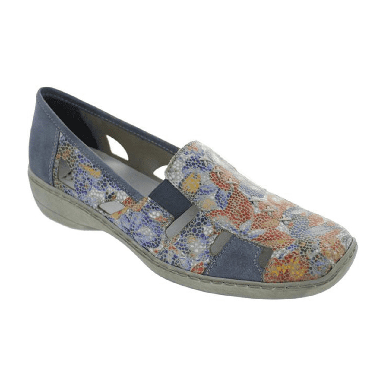 overdrive Anoi Muskuløs Rieker Women's Doris 85 Loafer - Multicoloured | Discount Rieker Ladies  Shoes & More - Shoolu.com | Shoolu.com