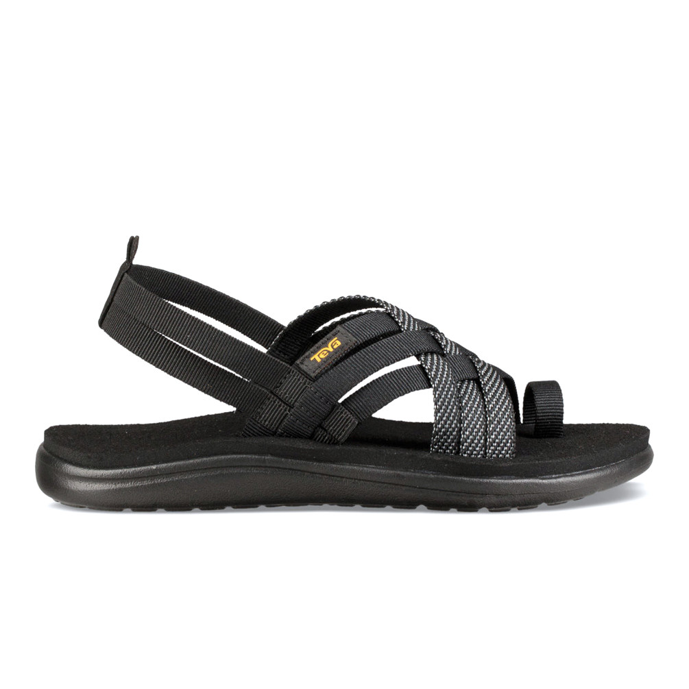 teva black strappy sandals