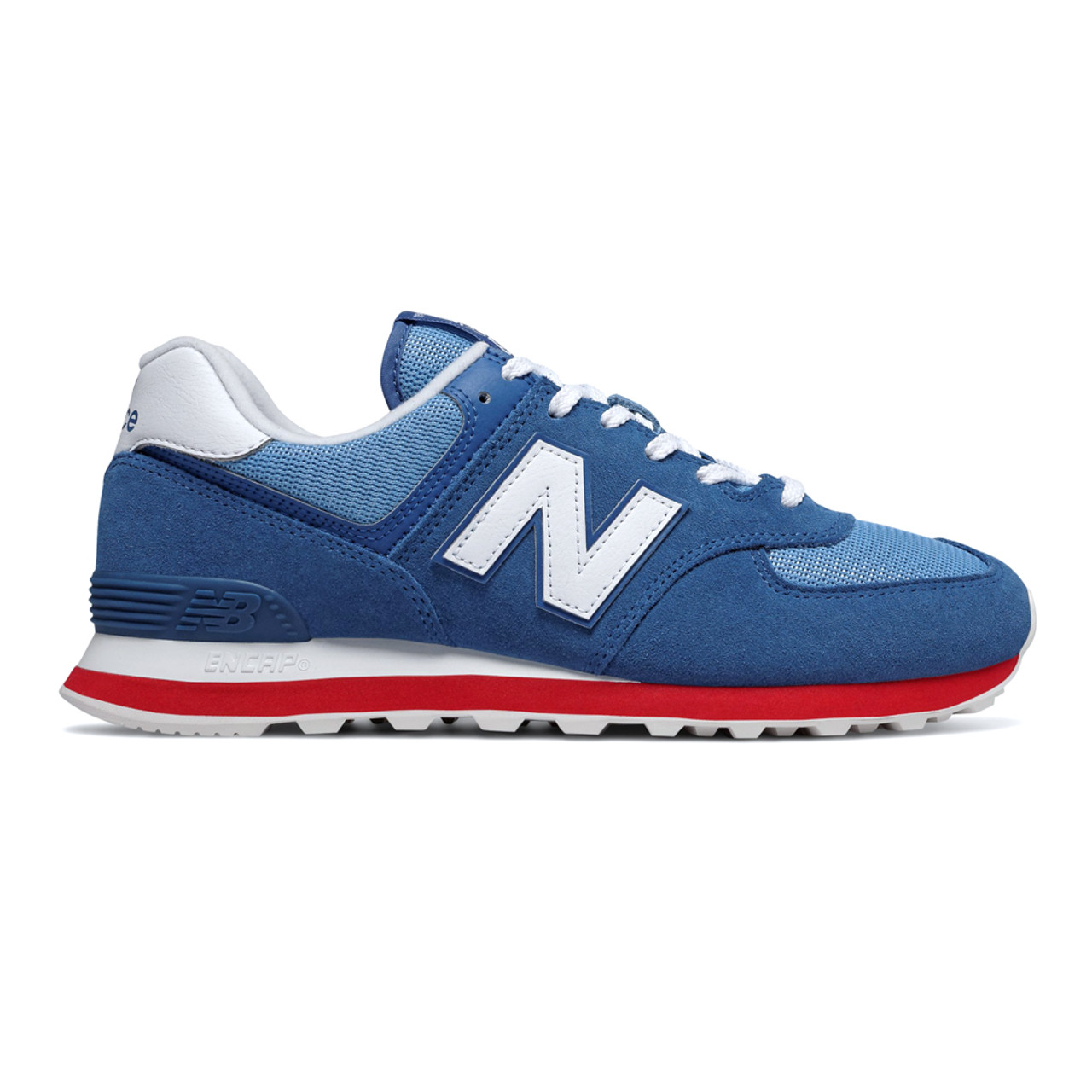 New Balance Men's ML574ERG Sneaker - Blue | Discount New Balance Men's ...