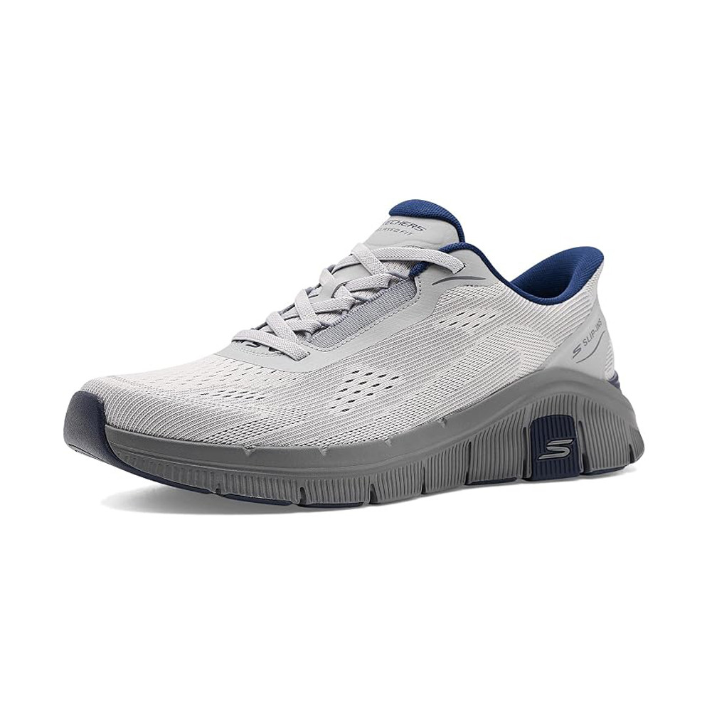 ショートストレッチ　5.9×18.7×2.187 Skechers Men's Flex-Zayder Slip Ins Sneaker - Grey | Discount