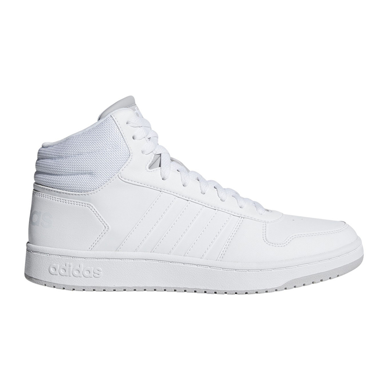 adidas hoops 2.0 mid shoes white