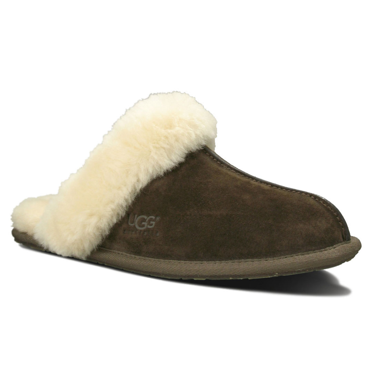 ugg light grey scuffette ii slippers