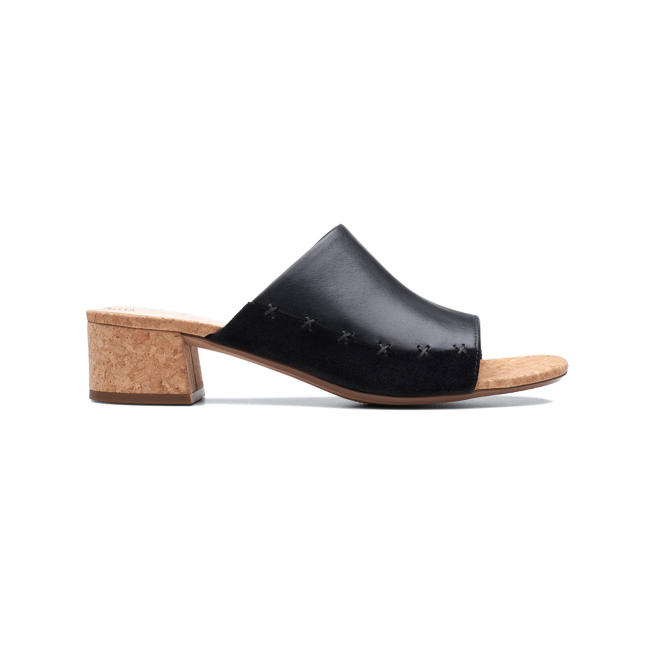 CLARKS Jemsa Cross Ladies Sandal Champagne Leather - 121 Shoes