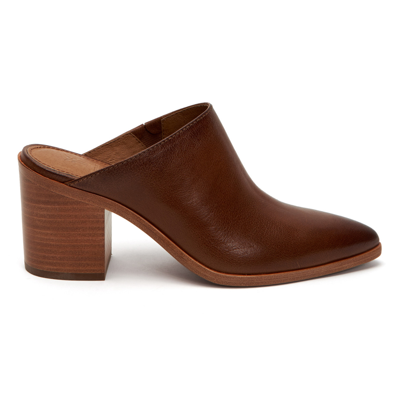 Cognac sales mule shoe