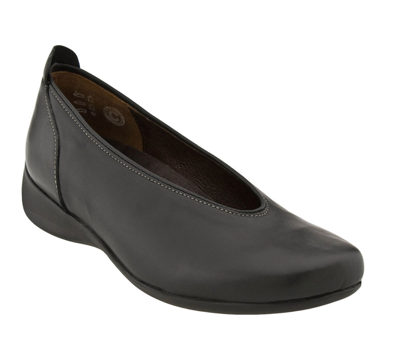 Grootste markering slijtage Wolky Women's Ballet Slip On - Black | Discount Wolky Ladies Shoes & More -  Shoolu.com | Shoolu.com