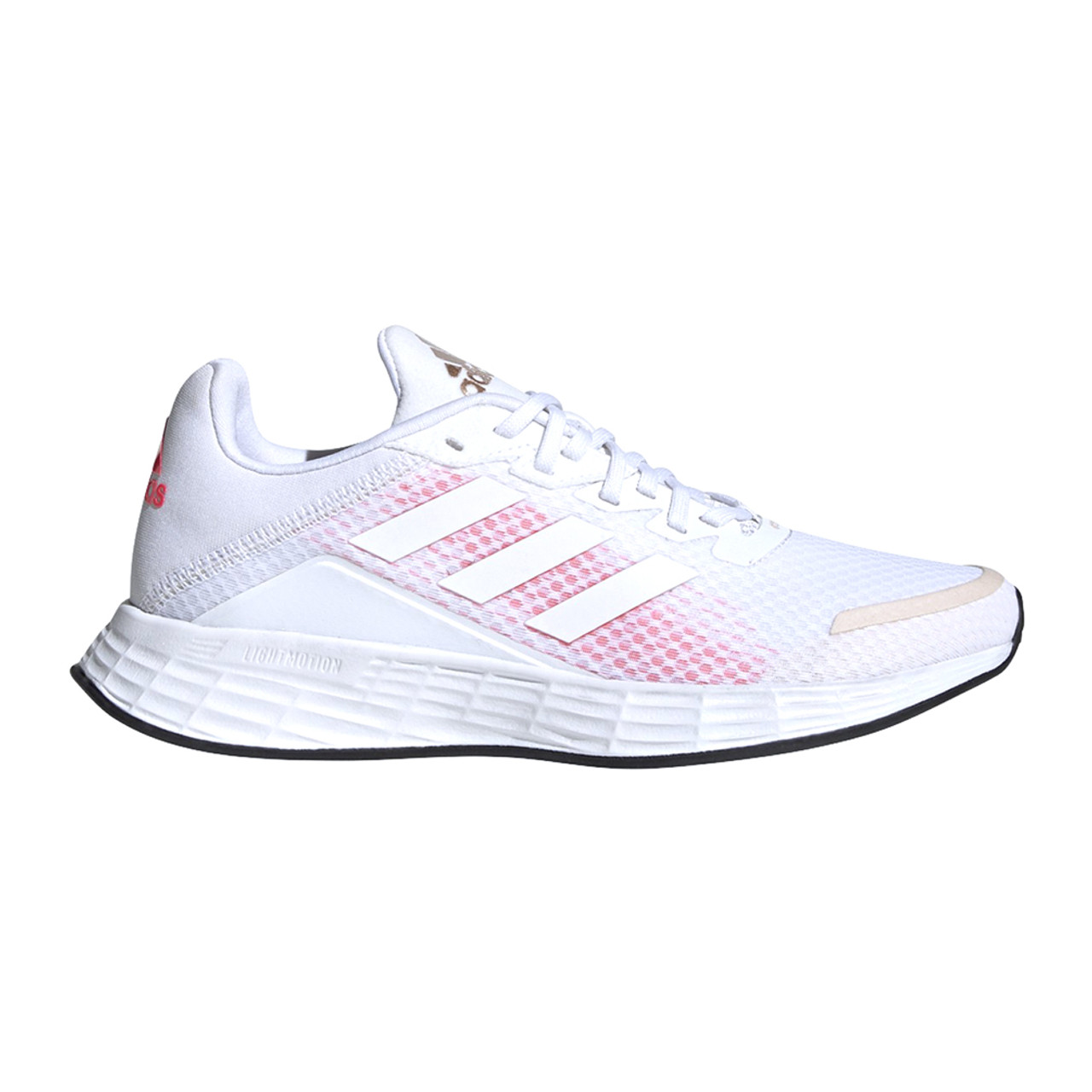 New Adidas Women's Duramo SL Shoe Cloud White/Cloud White/Pink 6 - Cloud White/Pink | Discount Adidas Ladies Athletic Shoe & More - Shoolu.com | Shoolu.com
