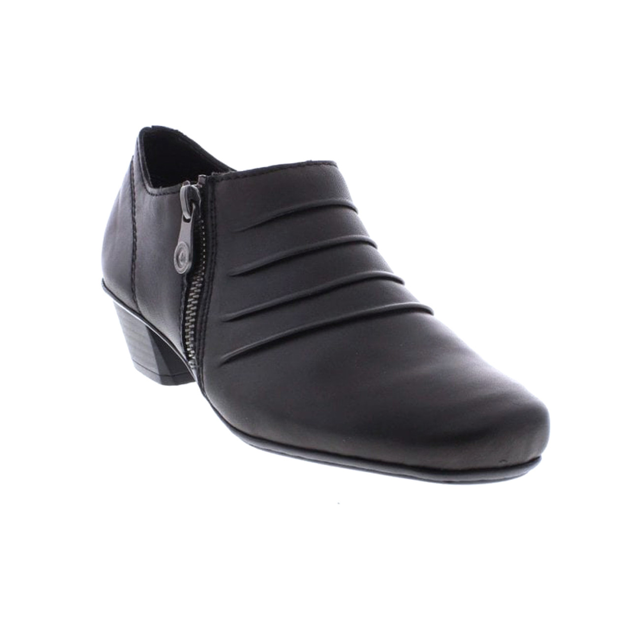 Rieker Women's Samantha 71 Slip On - Black | Discount Ladies Shoes & More - Shoolu.com | Shoolu.com