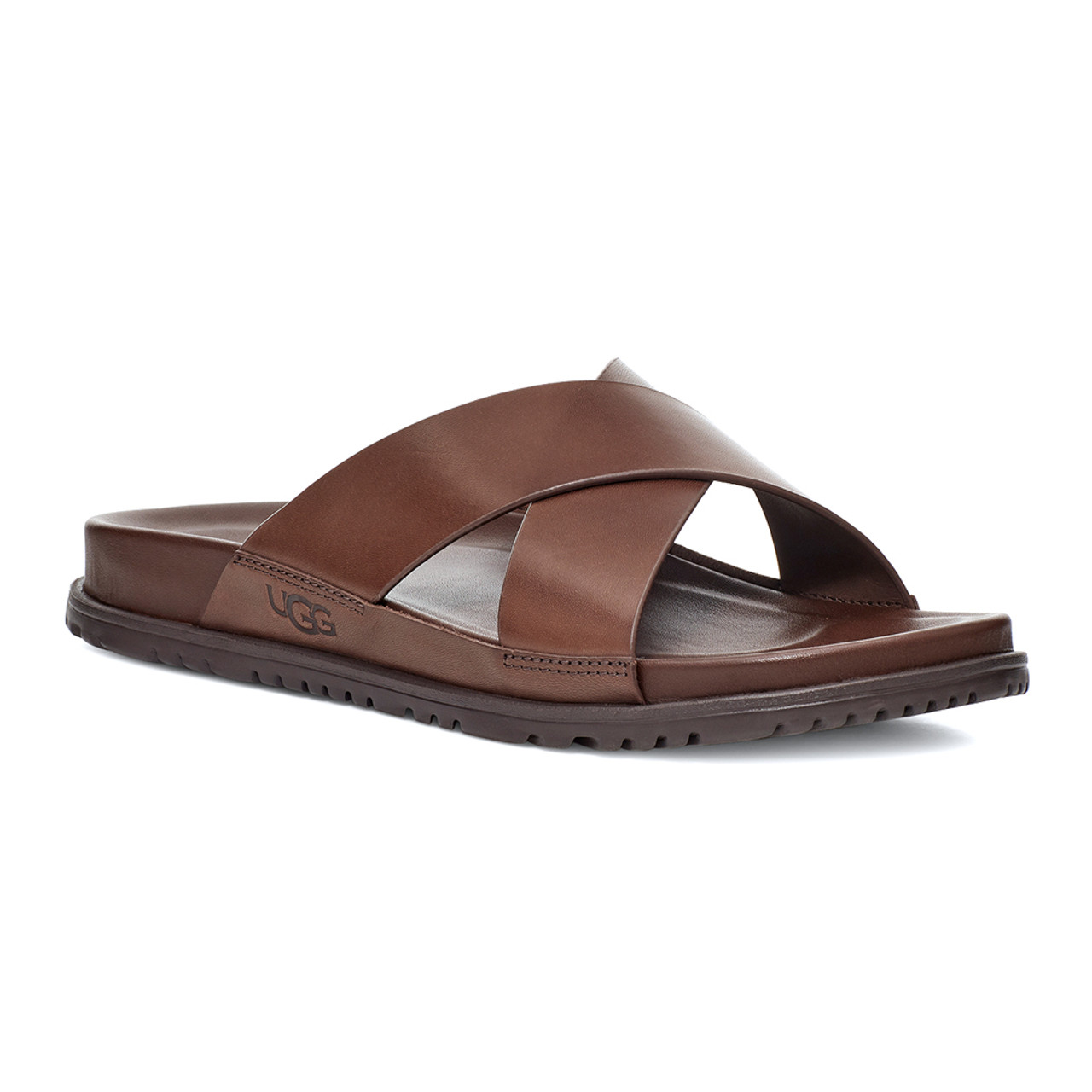 Samengesteld ondernemer compressie UGG Men's Wainscott Slide Sandal - Brown | Discount UGG Mens Sandals & More  - Shoolu.com | Shoolu.com