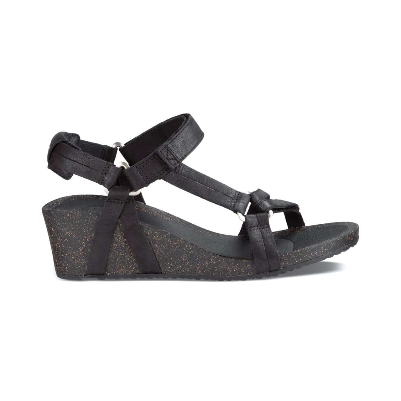 Teva Women s Ysidro Universal Wedge Sandal Black Discount Teva