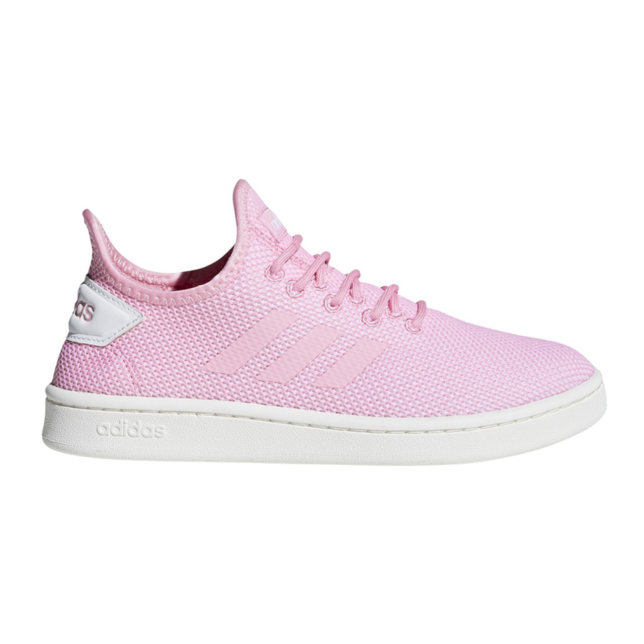 New Adidas Women's Court Adapt Tennis Sneaker True Pink/White  - True  Pink/White | Discount Adidas Ladies Athletic Shoe & More  |  