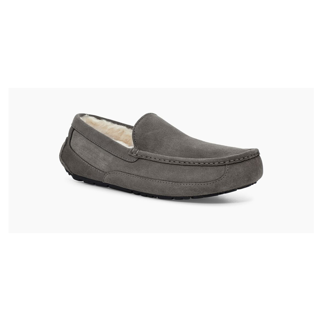 UGG Men's Ascot Slipper - Grey | Discount UGG Men's Slippers