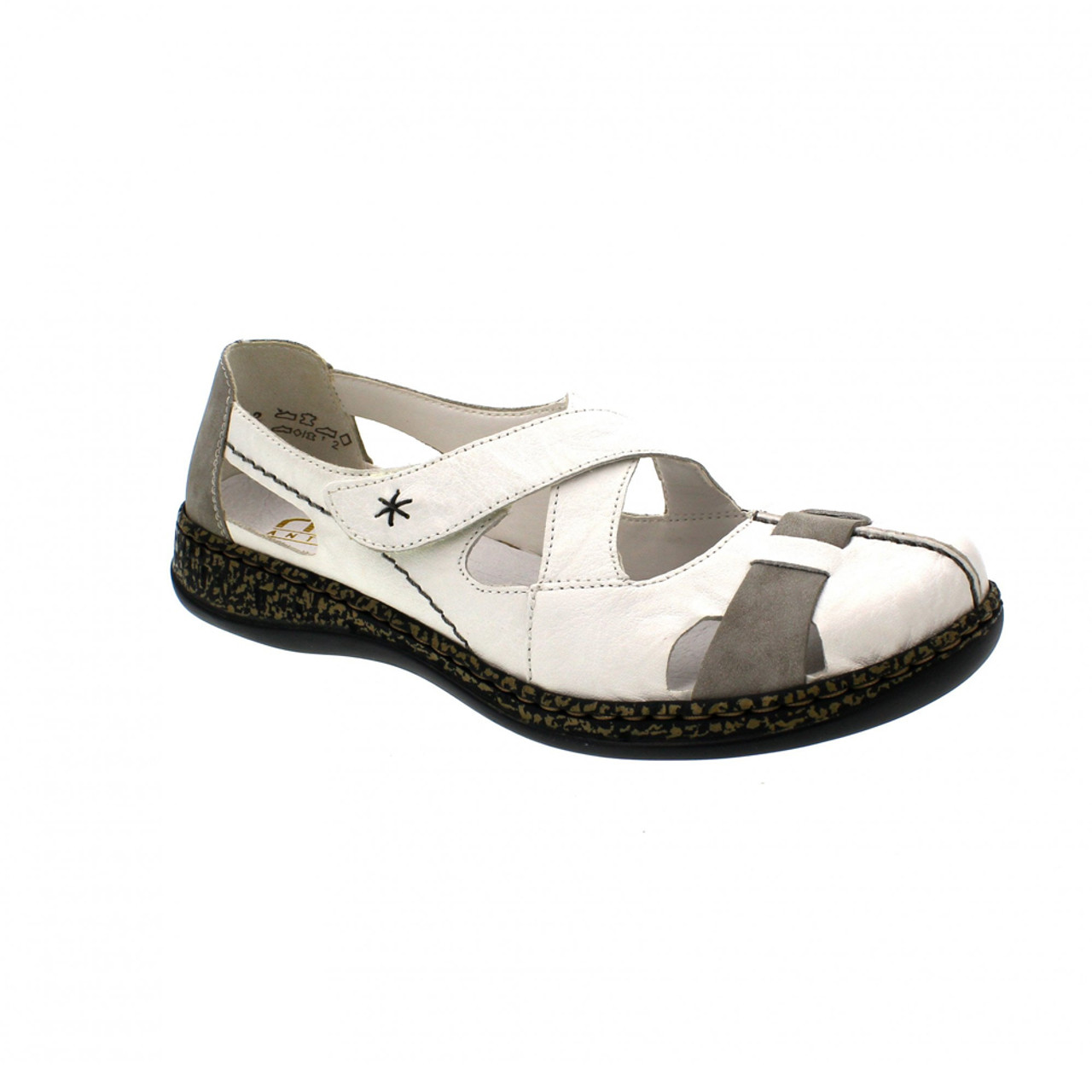 Rieker Women's Daisy 67 Mary - White | Rieker Ladies Shoes & More - Shoolu.com | Shoolu.com