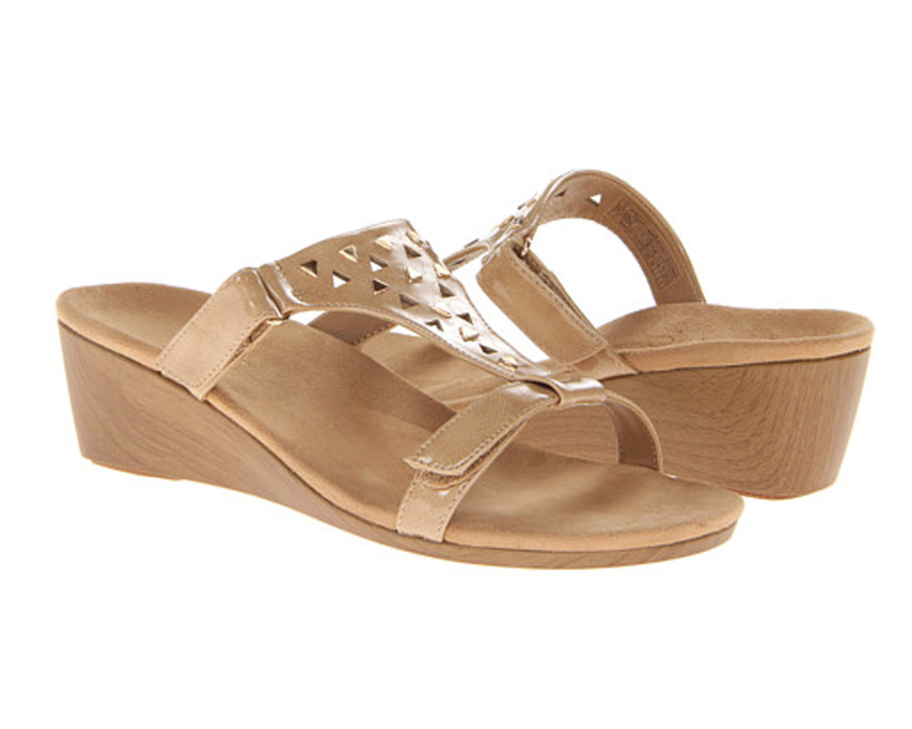 Jildor Clem Wedge Sandal Milk