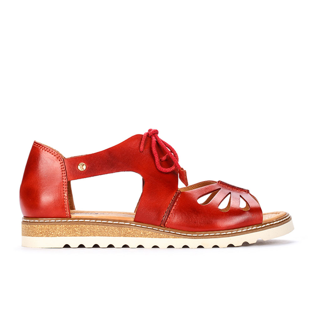 pikolinos red sandals